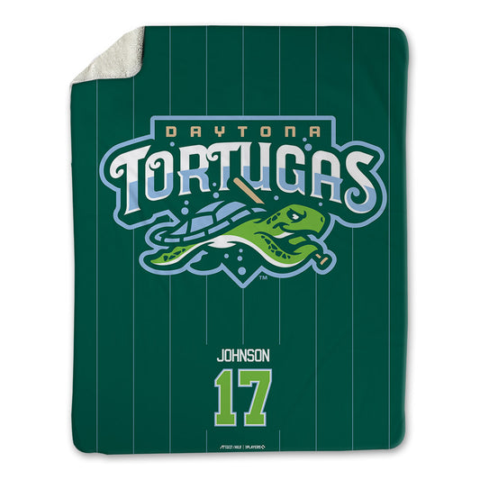 Daytona Tortugas - MILB Baseball : Sherman Johnson - Blanket-0