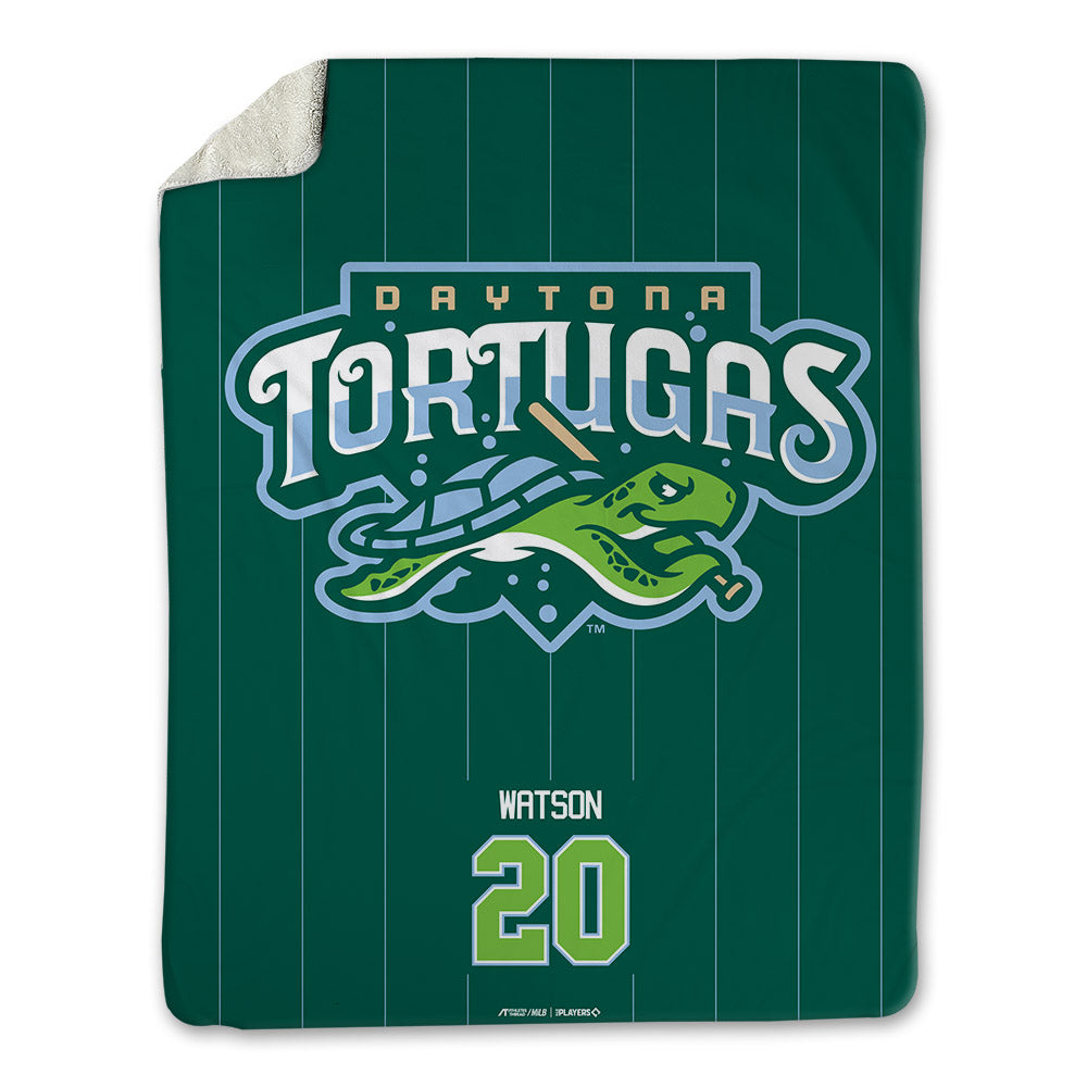 Daytona Tortugas - MILB Baseball : Aaron Watson - Blanket-0