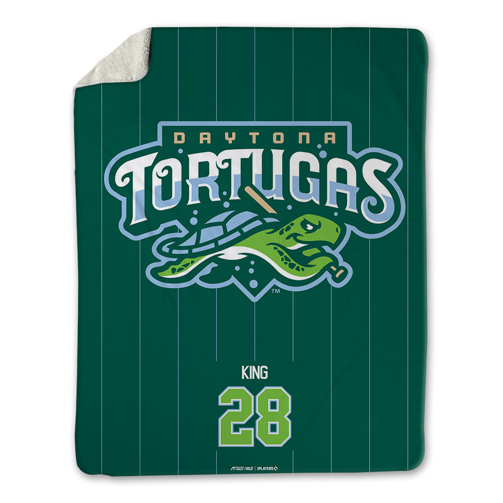 Daytona Tortugas - MILB Baseball : Dylan King - Blanket-0