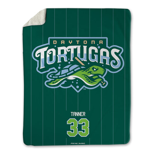 Daytona Tortugas - MILB Baseball : Logan Tanner - Blanket-0