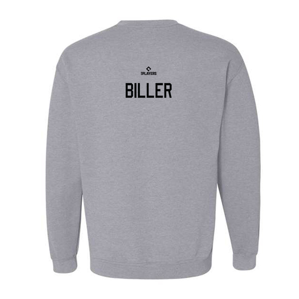 Delmarva Shorebirds - MILB Baseball : Denton Biller - Crewneck Sweatshirt-1
