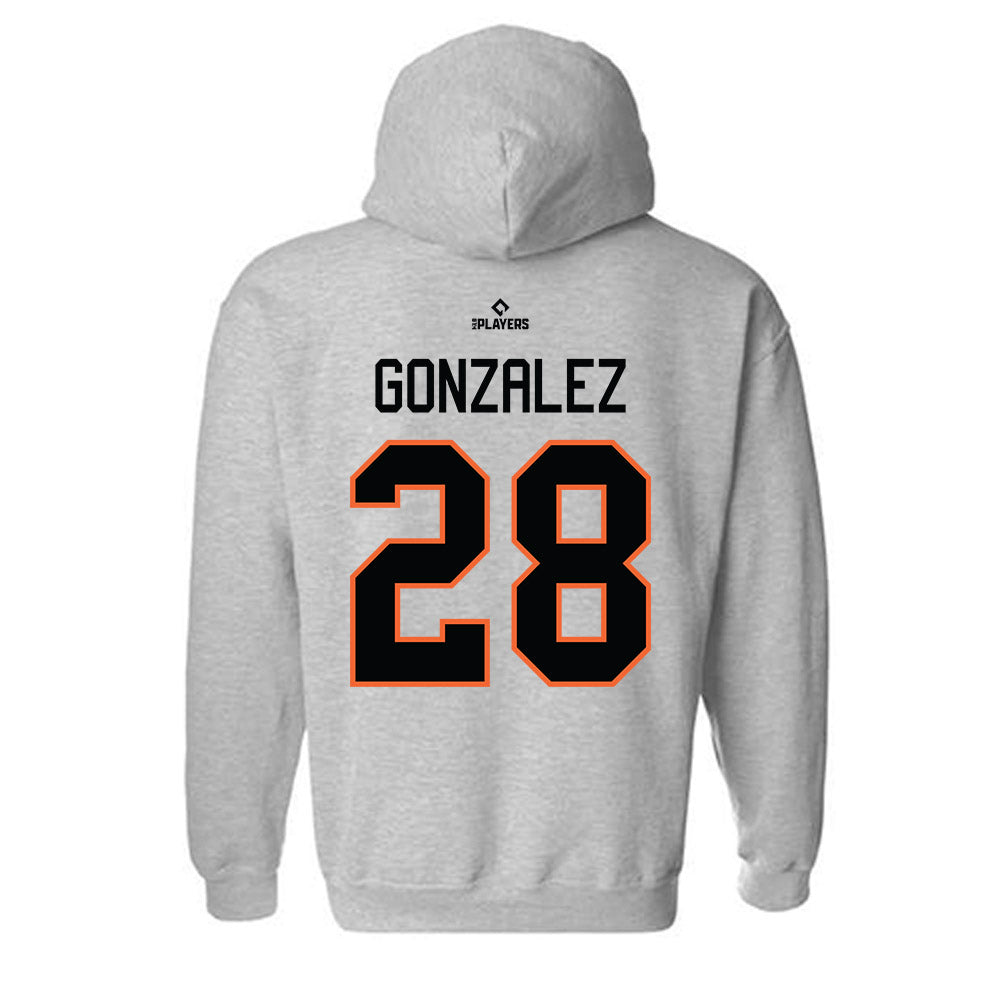 Delmarva Shorebirds - MILB Baseball : Javier Gonzalez - Hooded Sweatshirt-1