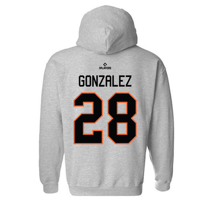 Delmarva Shorebirds - MILB Baseball : Javier Gonzalez - Hooded Sweatshirt-1