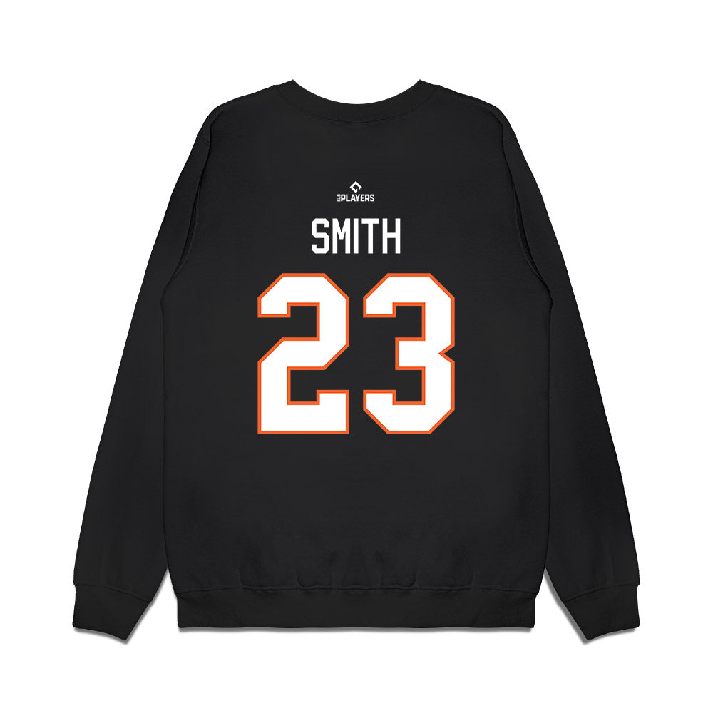 Delmarva Shorebirds - MILB Baseball : Braden Smith - Premium Crewneck Sweatshirt-1