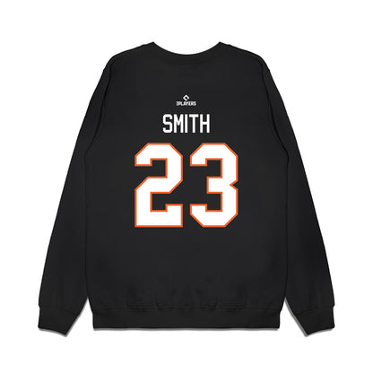 Delmarva Shorebirds - MILB Baseball : Braden Smith - Premium Crewneck Sweatshirt-1