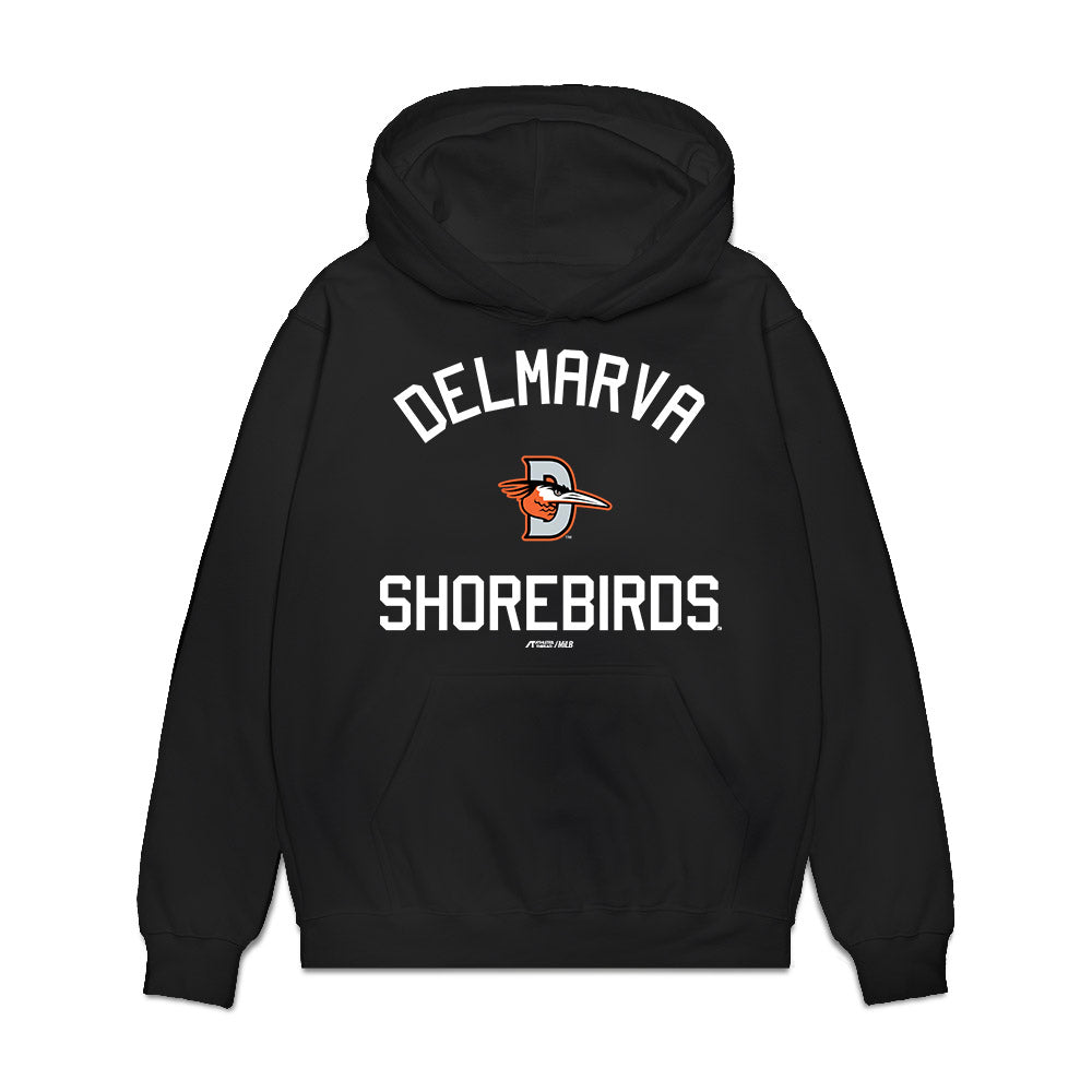 Delmarva Shorebirds - MILB Baseball : Braden Smith - Premium Hooded Sweatshirt-0