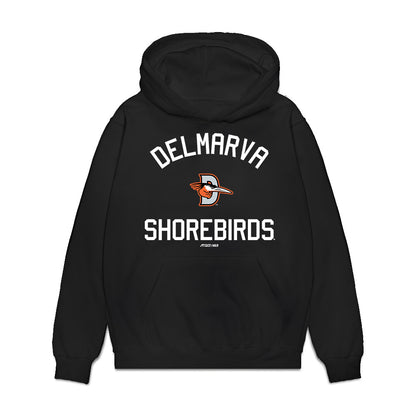 Delmarva Shorebirds - MILB Baseball : Denton Biller - Premium Hooded Sweatshirt-0