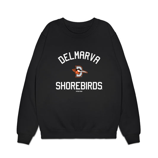 Delmarva Shorebirds - MILB Baseball : Keeler Morfe - Premium Crewneck Sweatshirt-0