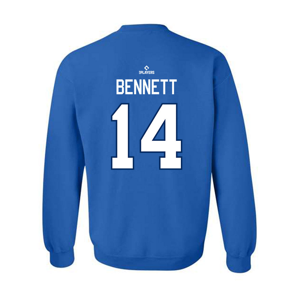 Dunedin Blue Jays - MILB Baseball : Jake Bennett - Crewneck Sweatshirt-1