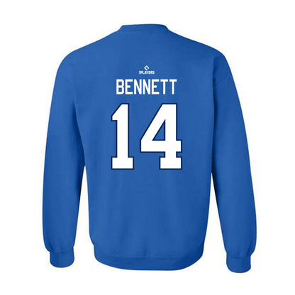 Dunedin Blue Jays - MILB Baseball : Jake Bennett - Crewneck Sweatshirt-1