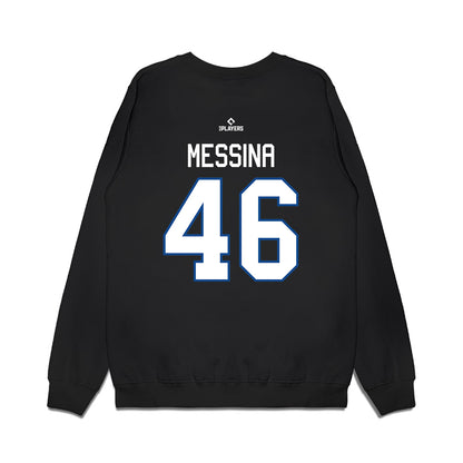 Dunedin Blue Jays - MILB Baseball : Carson Messina - Premium Crewneck Sweatshirt-1