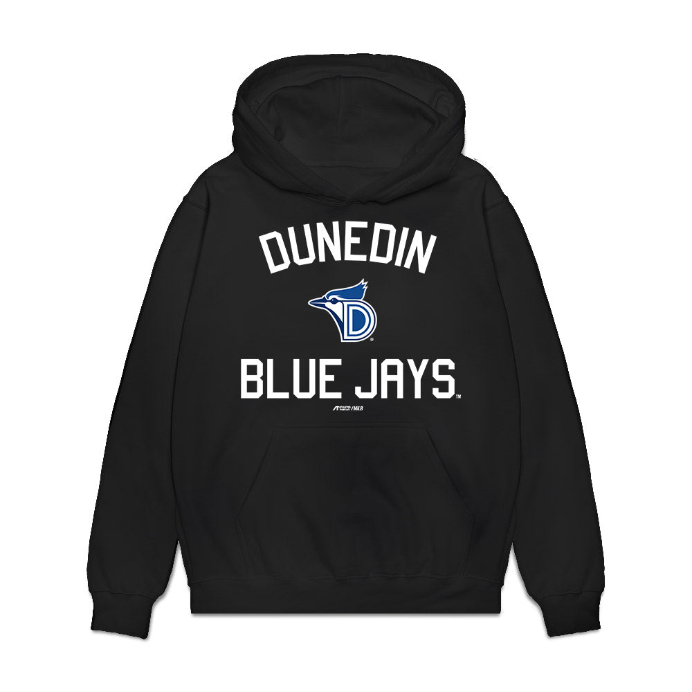 Dunedin Blue Jays - MILB Baseball : Jared Spencer - Premium Hooded Sweatshirt-0