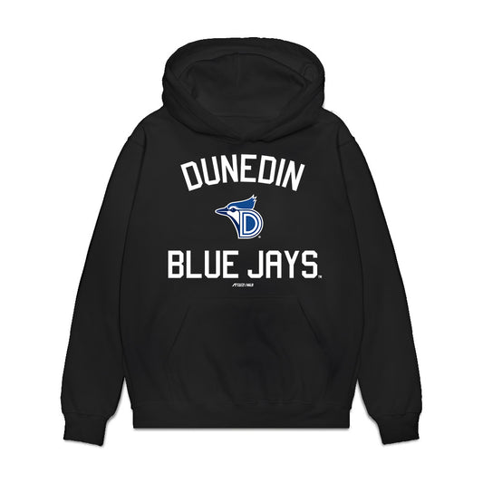 Dunedin Blue Jays - MILB Baseball : Giaconino Lasaracina - Premium Hooded Sweatshirt-0