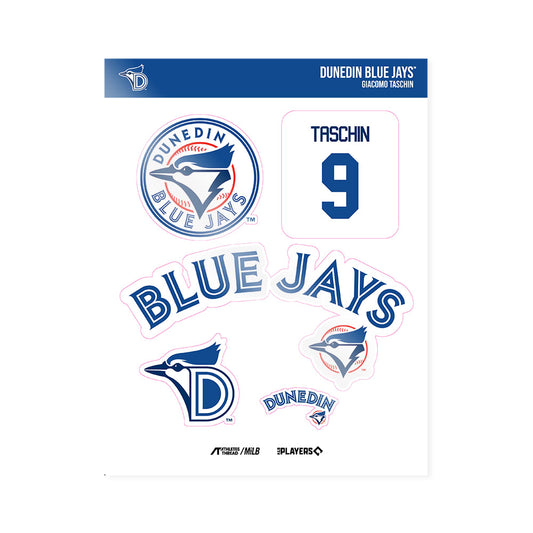 Dunedin Blue Jays - MILB Baseball : Giacomo Taschin - Sticker Sheet-0