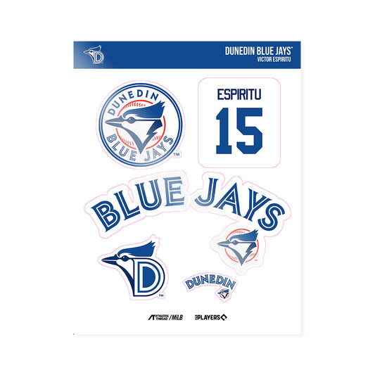 Dunedin Blue Jays - MILB Baseball : Victor Espiritu - Sticker Sheet-0