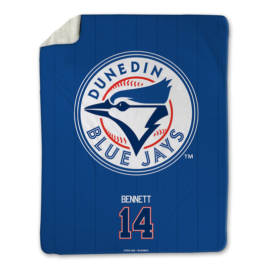 Dunedin Blue Jays - MILB Baseball : Jake Bennett - Blanket-0