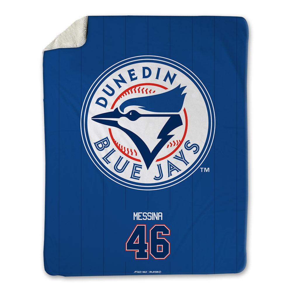 Dunedin Blue Jays - MILB Baseball : Carson Messina - Blanket-0