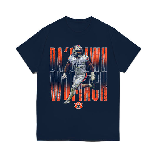 Auburn - NCAA Football : Da'Shawn Womack - Collage Comfort Colors T-Shirt-0