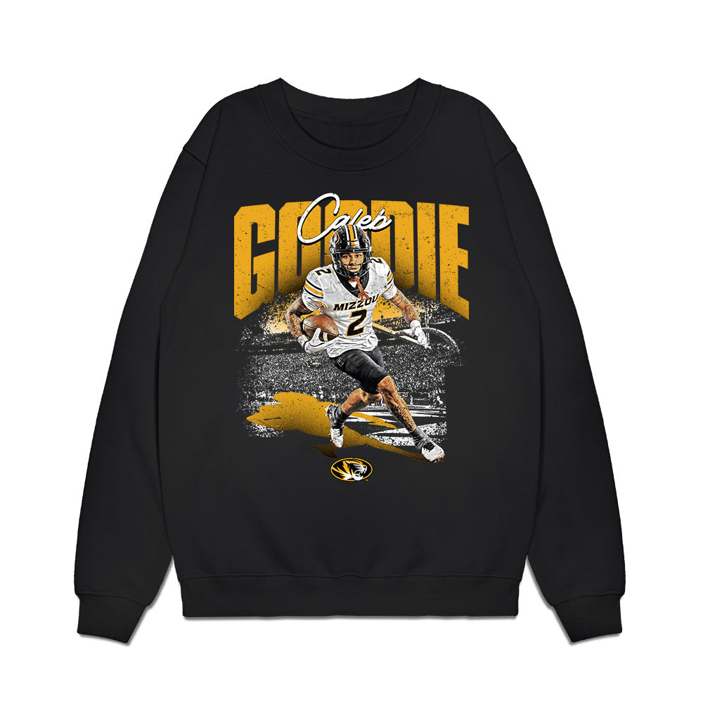 Missouri - NCAA Football : Caleb Goodie - Collage Premium Crewneck Sweatshirt-0
