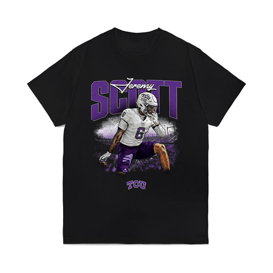 TCU - NCAA Football : Jeremy Scott - Collage Comfort Colors T-Shirt-0