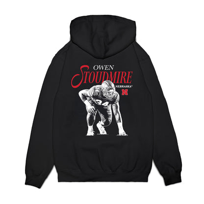 Nebraska - NCAA Football : Owen Stoudmire - Breakthrough Premium Hooded Sweatshirt-1