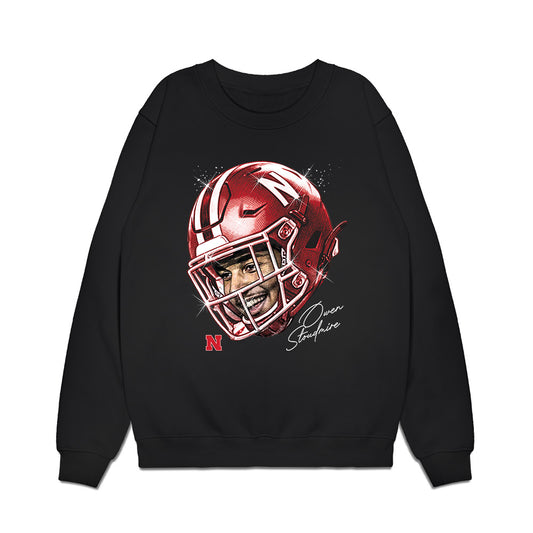 Nebraska - NCAA Football : Owen Stoudmire - Game Face Premium Crewneck Sweatshirt-0