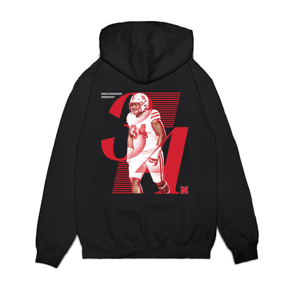 Nebraska - NCAA Football : Owen Stoudmire - Breakthrough Premium Hooded Sweatshirt-1