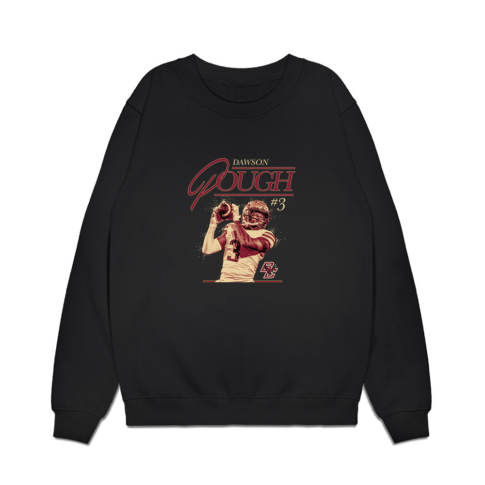 Boston College - NCAA Football : Dawson Pough - Graphic Premium Crewneck Sweatshirt-0