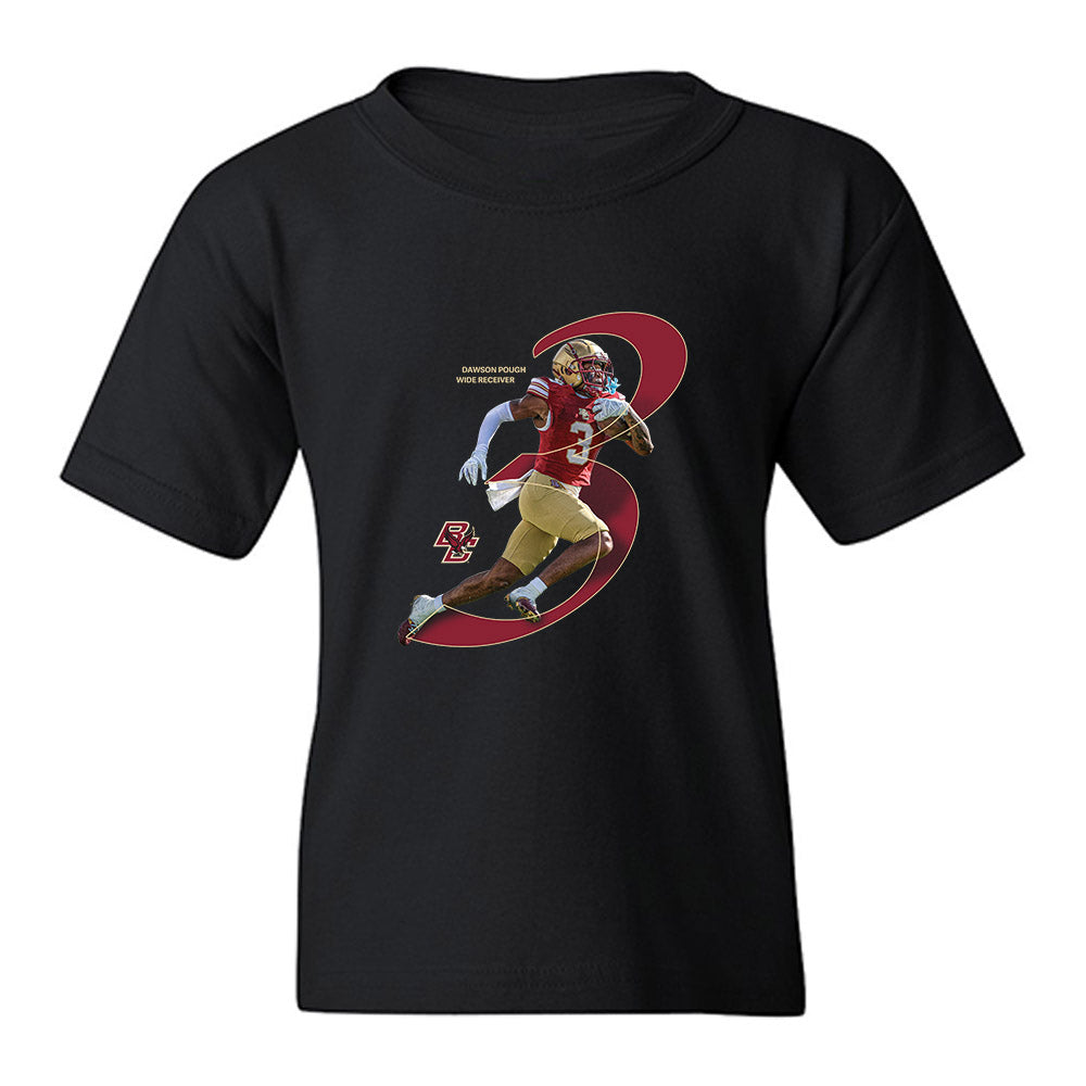 Boston College - NCAA Football : Dawson Pough - Graphic Youth T-Shirt-0