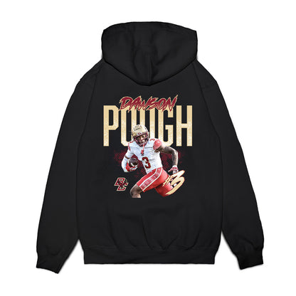 Boston College - NCAA Football : Dawson Pough - Collage Premium Hooded Sweatshirt-1