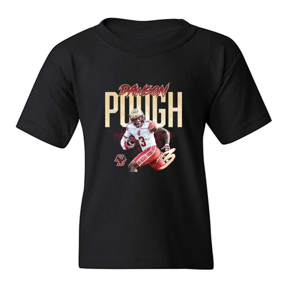 Boston College - NCAA Football : Dawson Pough - Collage Youth T-Shirt-0