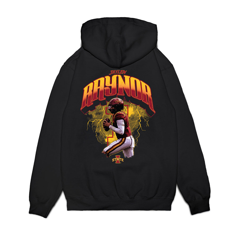 Iowa State - NCAA Football : Jaylen Raynor - Graphic Premium Hooded Sweatshirt-1