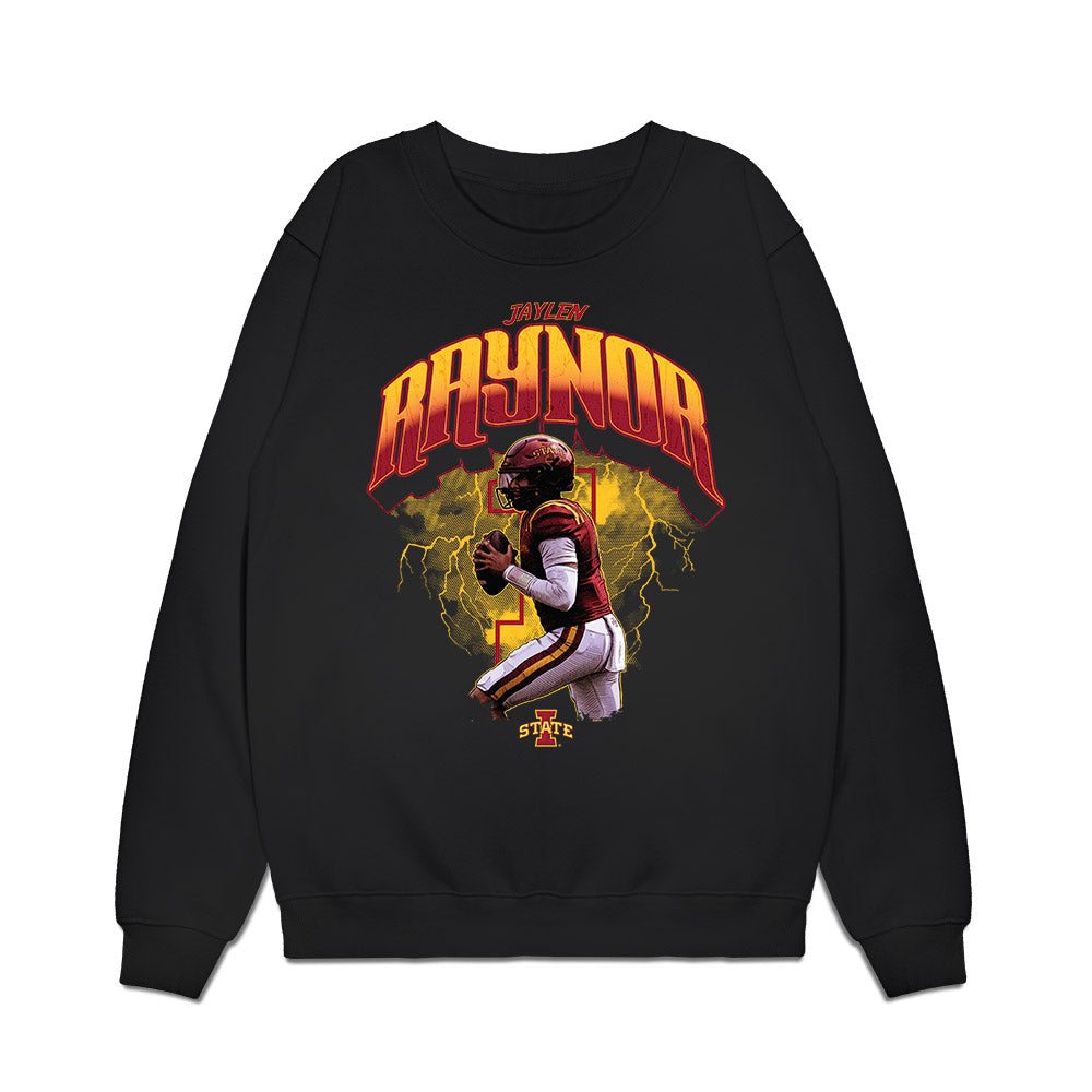 Iowa State - NCAA Football : Jaylen Raynor - Graphic Premium Crewneck Sweatshirt-0