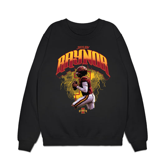 Iowa State - NCAA Football : Jaylen Raynor - Graphic Premium Crewneck Sweatshirt-0