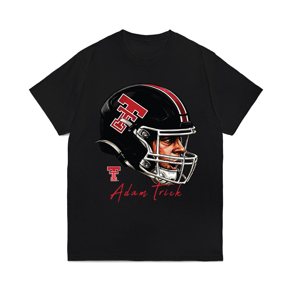 Texas Tech - NCAA Football : Adam Trick - Game Face Comfort Colors T-Shirt-0