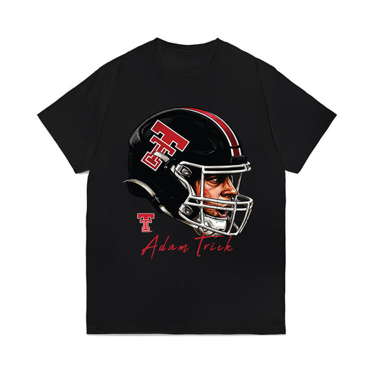 Texas Tech - NCAA Football : Adam Trick - Game Face Comfort Colors T-Shirt-0