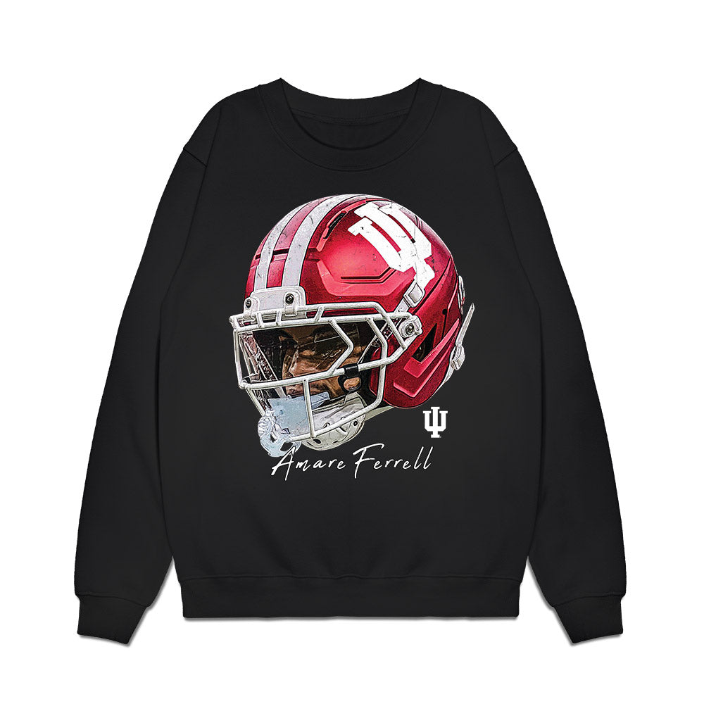 Indiana - NCAA Football : Amare Ferrell - Game Face Premium Crewneck Sweatshirt-0