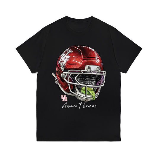 Houston - NCAA Football : Amare Thomas - Game Face Comfort Colors T-Shirt-0