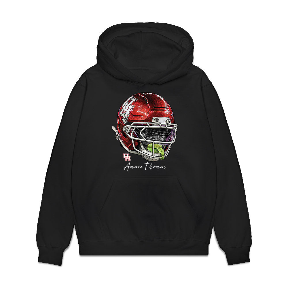 Houston - NCAA Football : Amare Thomas - Game Face Premium Hooded Sweatshirt-0