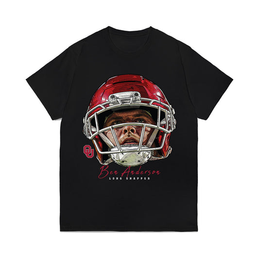 Oklahoma - NCAA Football : Ben Anderson - Game Face Comfort Colors T-Shirt-0