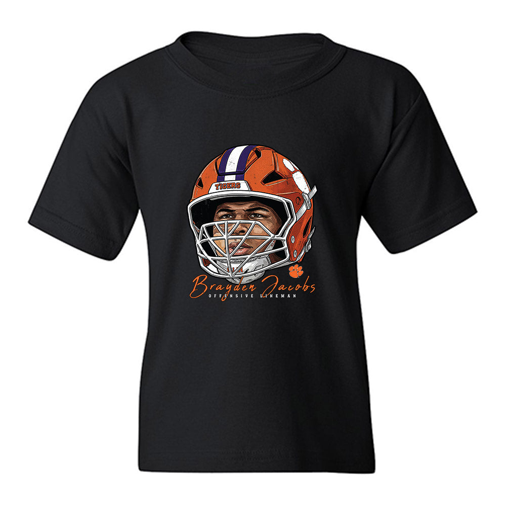 Clemson - NCAA Football : Brayden Jacobs - Game Face Youth T-Shirt-0