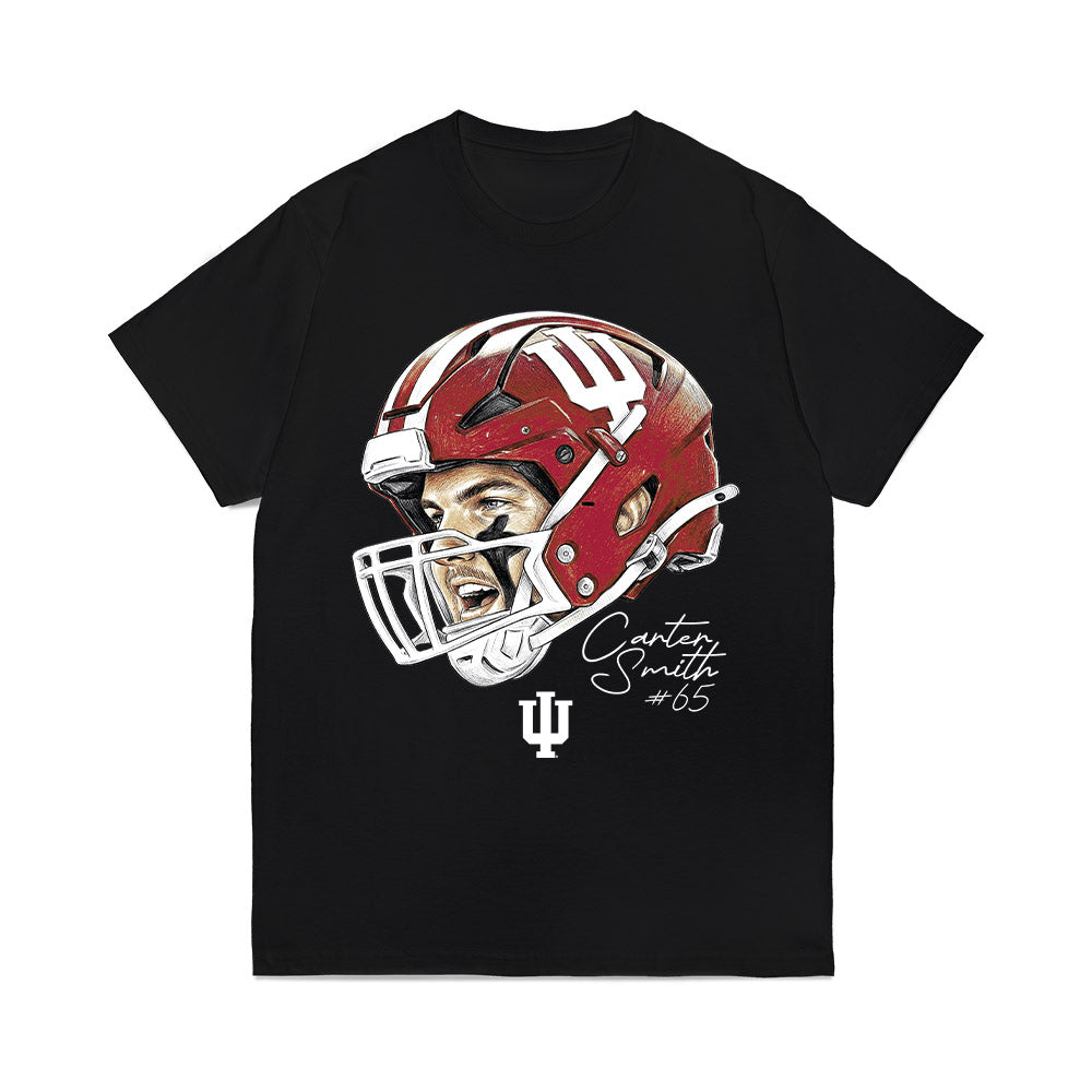 Indiana - NCAA Football : Carter Smith - Game Face Comfort Colors T-Shirt-0