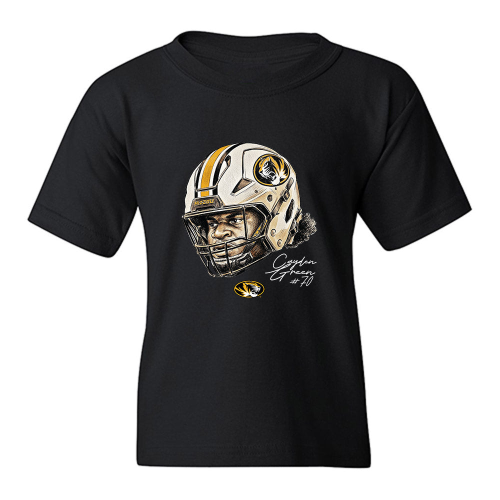 Missouri - NCAA Football : Cayden Green - Game Face Youth T-Shirt-0