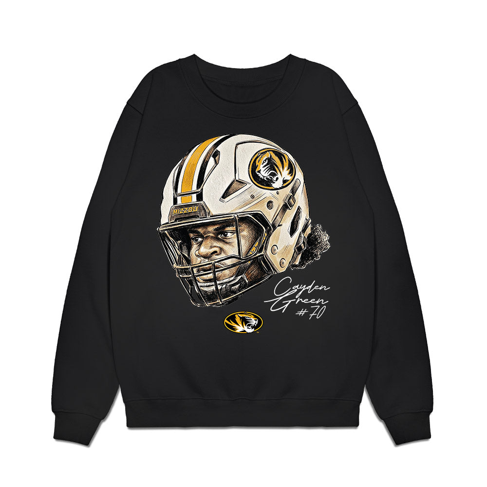 Missouri - NCAA Football : Cayden Green - Game Face Premium Crewneck Sweatshirt-0
