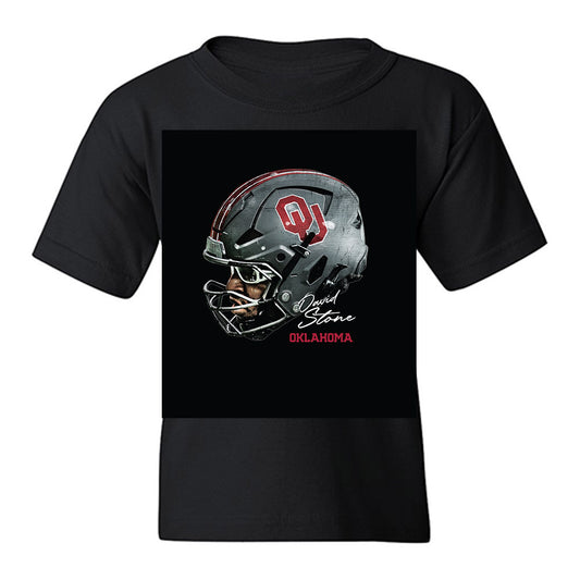 Oklahoma - NCAA Football : David Stone - Game Face Youth T-Shirt-0