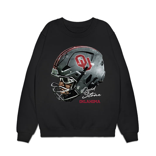 Oklahoma - NCAA Football : David Stone - Game Face Premium Crewneck Sweatshirt-0
