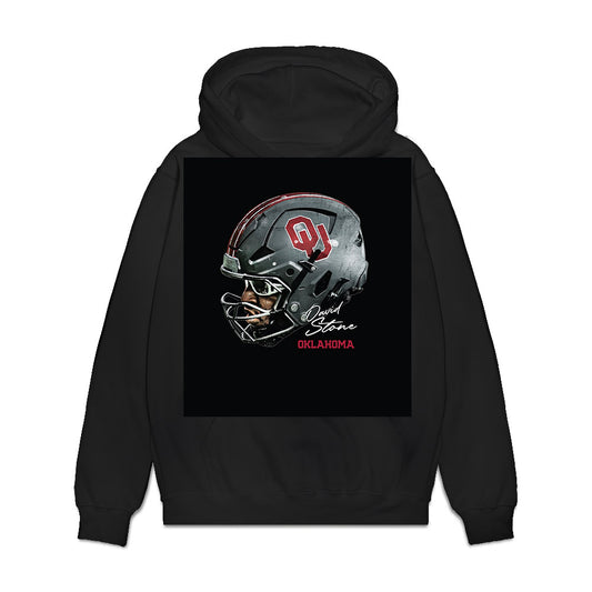 Oklahoma - NCAA Football : David Stone - Game Face Premium Hooded Sweatshirt-0