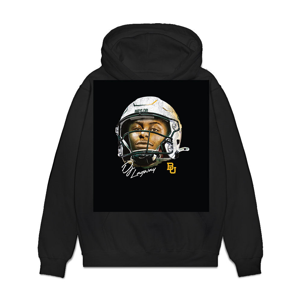 Baylor - NCAA Football : DJ Lagway - Graphic Premium Hooded Sweatshirt-0