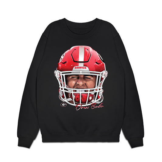 Georgia - NCAA Football : Drew Bobo - Game Face Premium Crewneck Sweatshirt-0