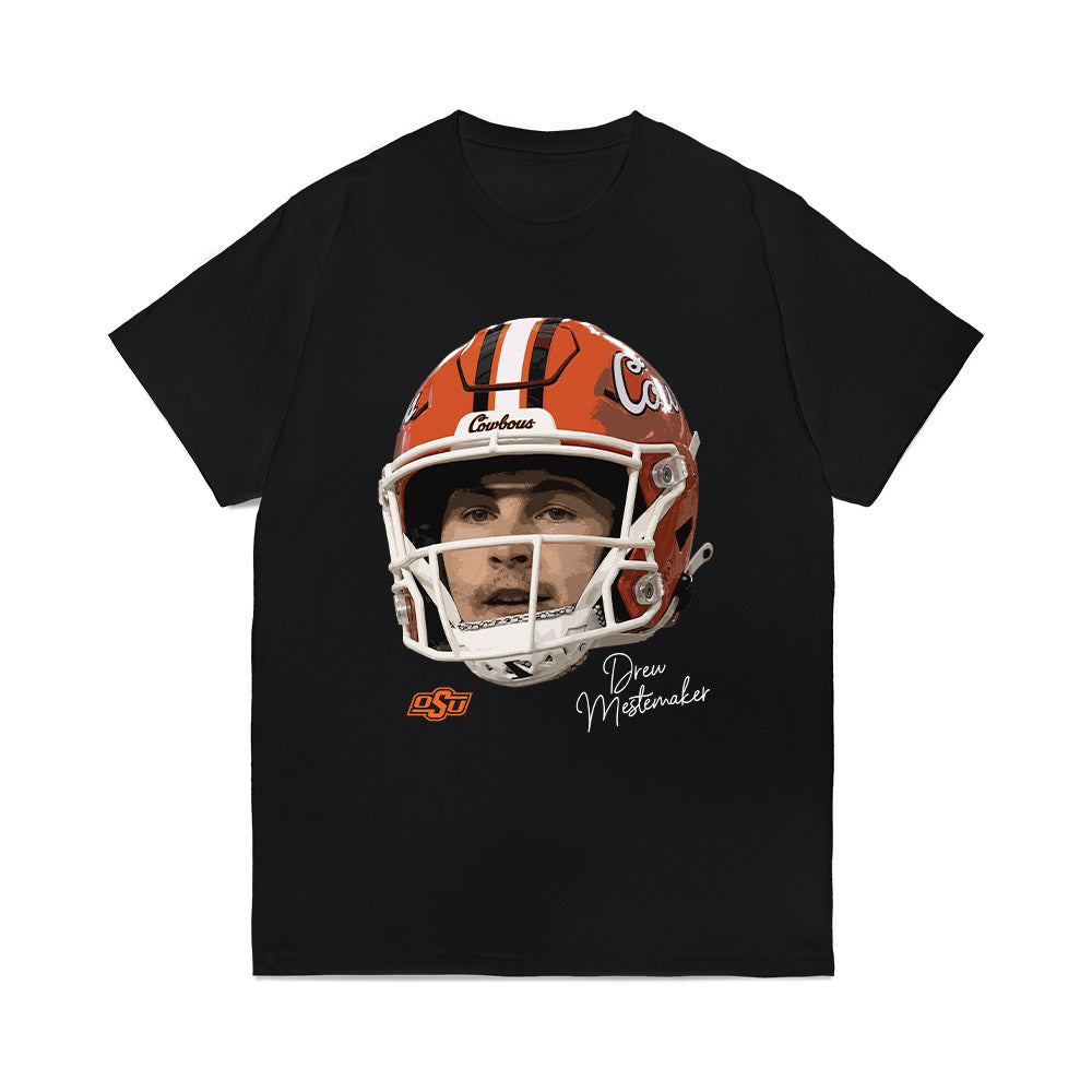 Oklahoma State - NCAA Football : Drew Mestemaker - Game Face Comfort Colors T-Shirt-0